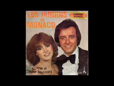 CALINE et OLIVIER TOUSSAINT    les jardins de monaco       1978