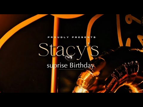 STACY'S SURPRISE BIRTHDAY 🎉🥳 | G&S family + birthday vibes