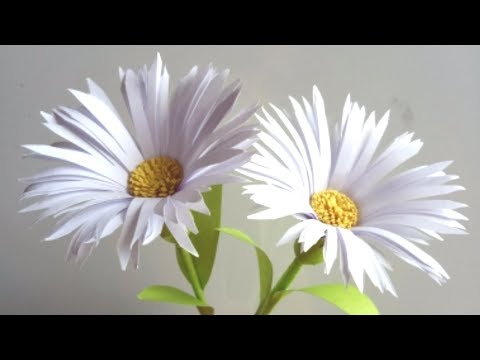 How to make paper flower tutorial with shape punch craft