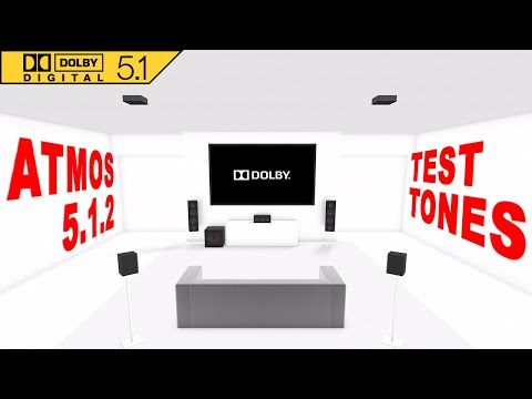 DOLBY ATMOS TEST TONE | Set Speaker Level | Soundbar | Home Theater | Subwoofer | WHITE PINK NOISE