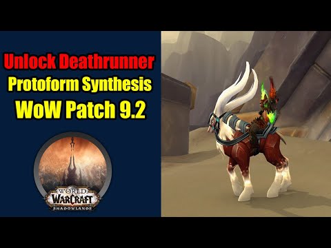 How to get Deathrunner with Protoform Synthesis | New Mount in Patch 9.2 WoW Shadowlands