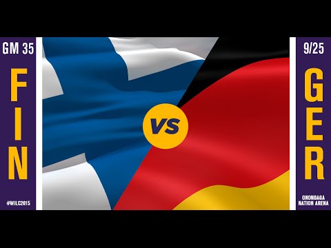 WILC 2015: Game 35 - Finland vs. Germany
