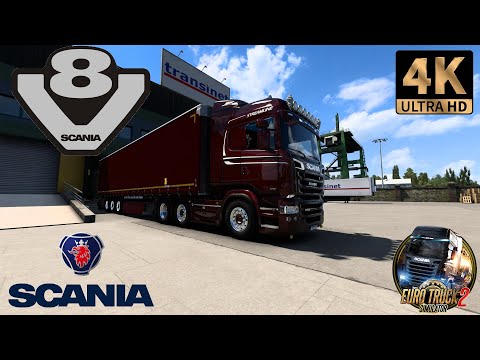 ETS2 4K | SCANIA R520 V8 Streamline Kögel Trailer DC16 V8 Sound Mod | Ostrau - Wien | Austria Rework