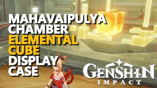 Mahavaipulya Chamber Elemental Cube Display Case Genshin Impact