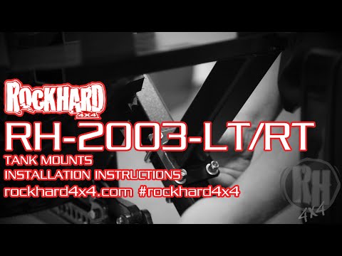 RH-2003-LT/RT – Rear Bumper Tank Mounts – Install Instructions Video by Rock Hard 4x4