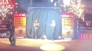 Opening ceremonies at 2018 PBR world finals Las Vegas