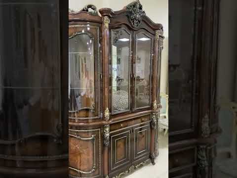 Сервант Джоконда 4Д корень дуба глянец Мебельный салон VIDMEBEL.