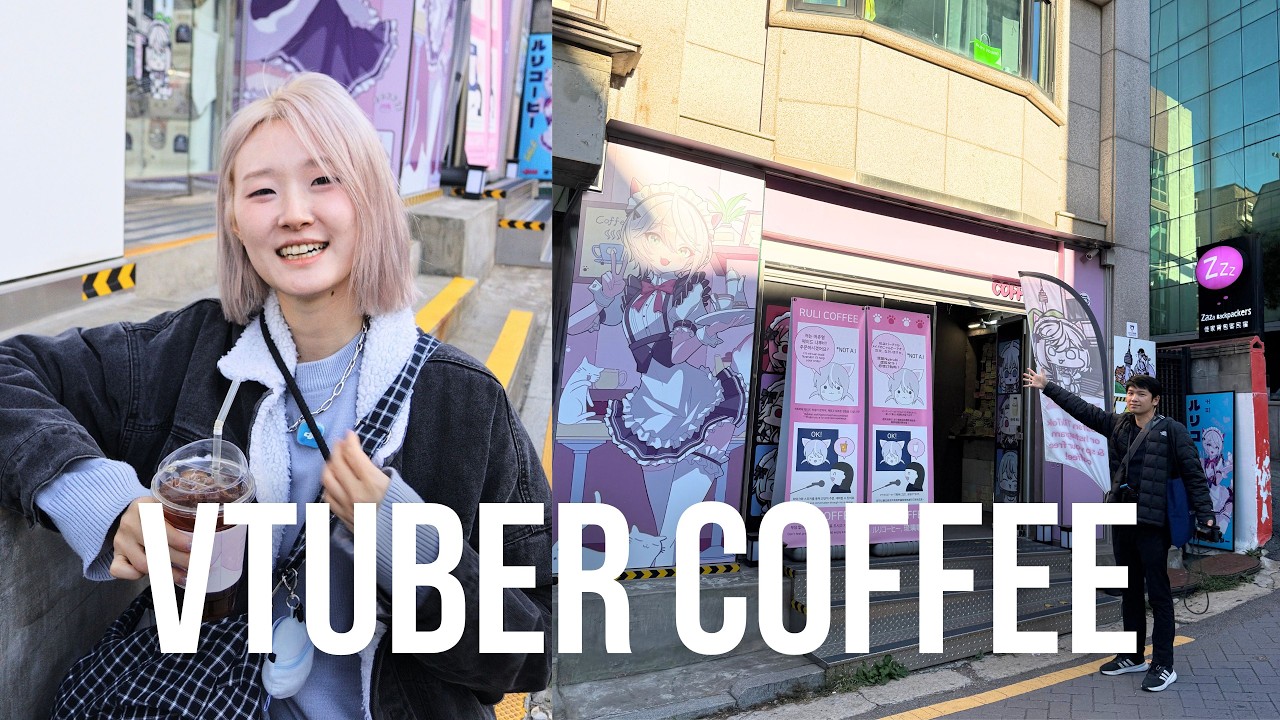 We went to a VTuber coffee shop