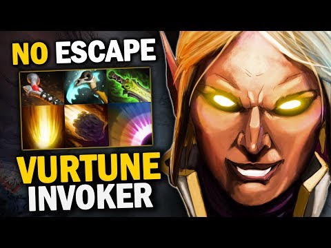 VURTUNE INVOKER IS HERE!! ABSOLUTELY PERFECT COMBO - NO ESCAPE | Dota 2 Invoker