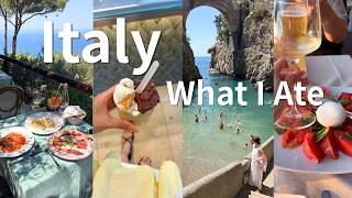 vlog) イタリア7日間でたべたものまとめ｜ナポリ,カプリ島,アマルフィ,ポジターノ,シチリア島