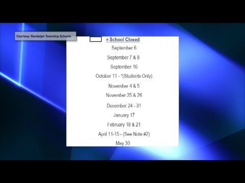NJ Randolph Board Of Education Hosts Meeting Covering Holidays On Its Calendar