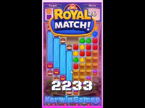 Royal Match Level 2233 - No Boosters Gameplay