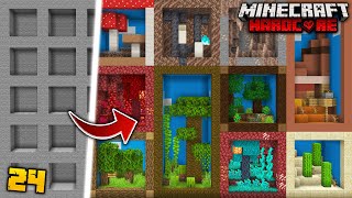 I Built EVERY Biome UNDERGROUND in Minecraft Hardcore! (#24)