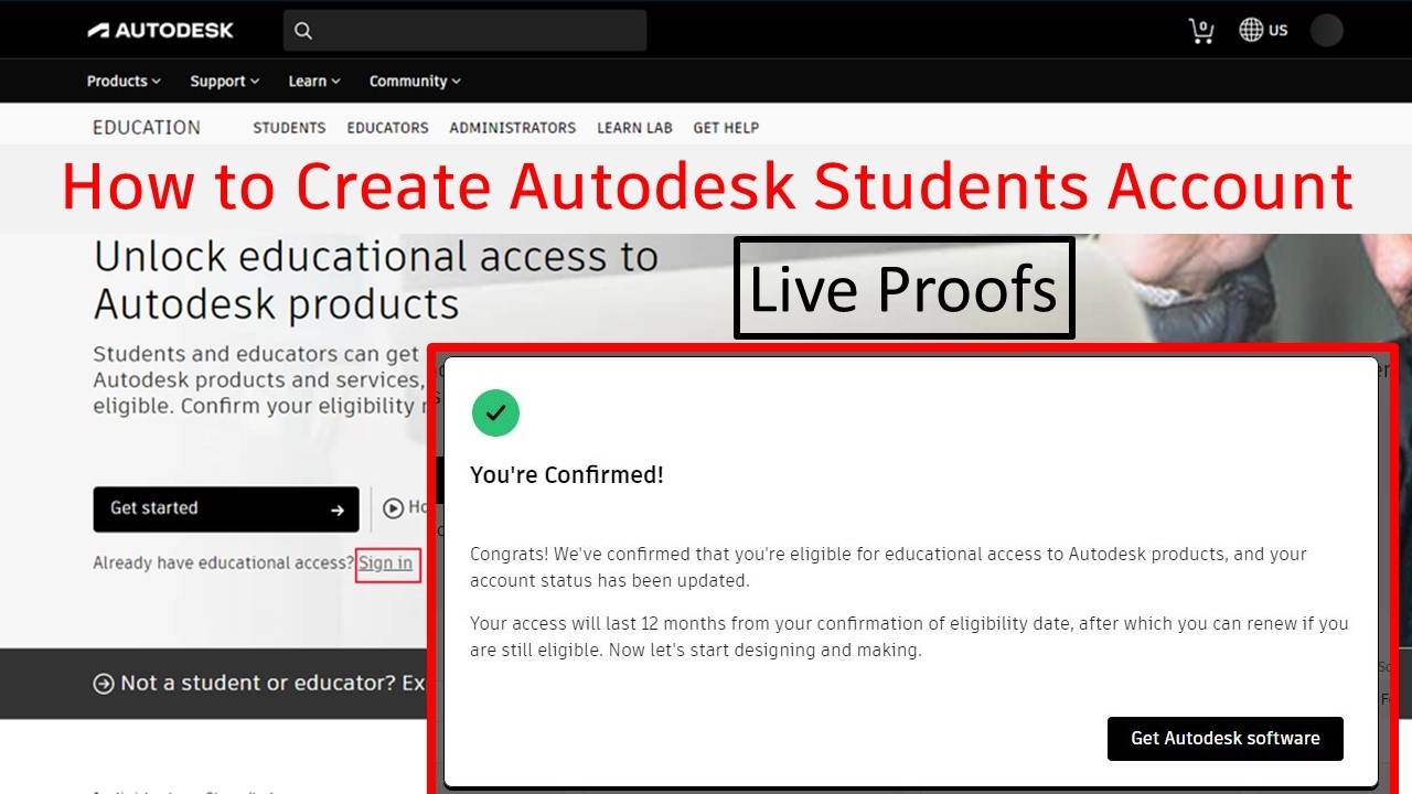 how to create Autodesk student account And Verify AutoDesk Student Account | new update