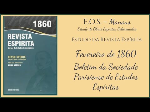 Spiritist Review 1860 - Study 010 - Bulletins of the Parisian Society of Dec/59 and Jan/60 (part 1)