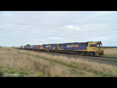 6MP4 TOLL / Pacific National Container Train (20/5/2022) - PoathTV Australian Railways