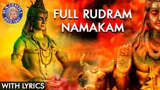 Rudram Namakam With Lyrics  Powerful Lord Shiva St