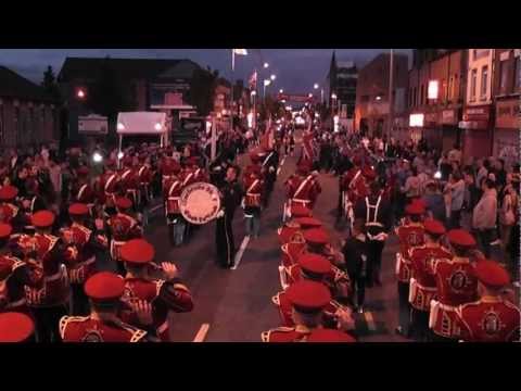 Gertrude Star Flute Band Finish Their Parade 2012