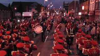 Gertrude Star Flute Band Finish Their Parade 2012