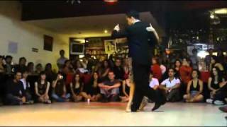 JULIANA MAGGIOLI Y KLEBER QUEIROZ EN LA MILONGA 10 01/04