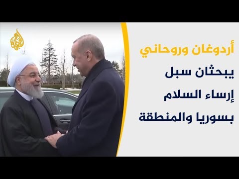أردوغان وروحاني يبحثان سبل إرساء السلام بسوريا والمنطقة