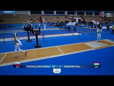 Foil of Kazan 2020, T32 Pasztor (HUN) - Zagidullina (RUS)