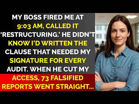 My Boss Fired Me at 9:03 AM — By 9:17 AM, the Regulators Got Every File