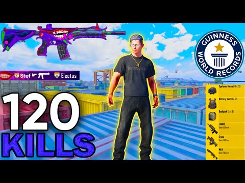 120 KILLS!🔥 IN ONE MATCHES FASTEST GAMEPLAY With BALENCİAGA SETS😍 PUBG MOBILE   BGMI