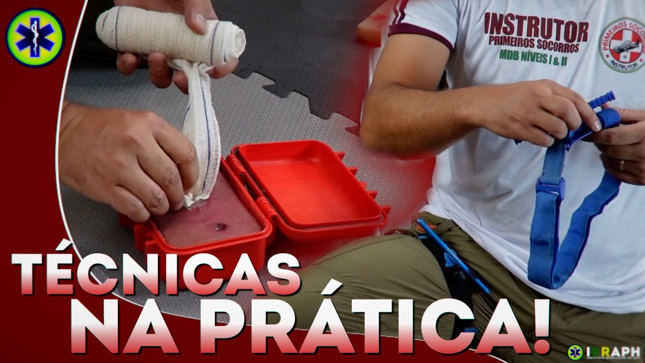 Controle de Hemorragia a nível de Primeiros Socorros | O que fazer? (Aula prática)