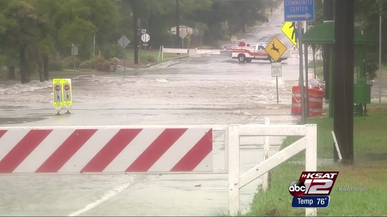 Video: Heavy rain causes flooding, closed roads, water rescues