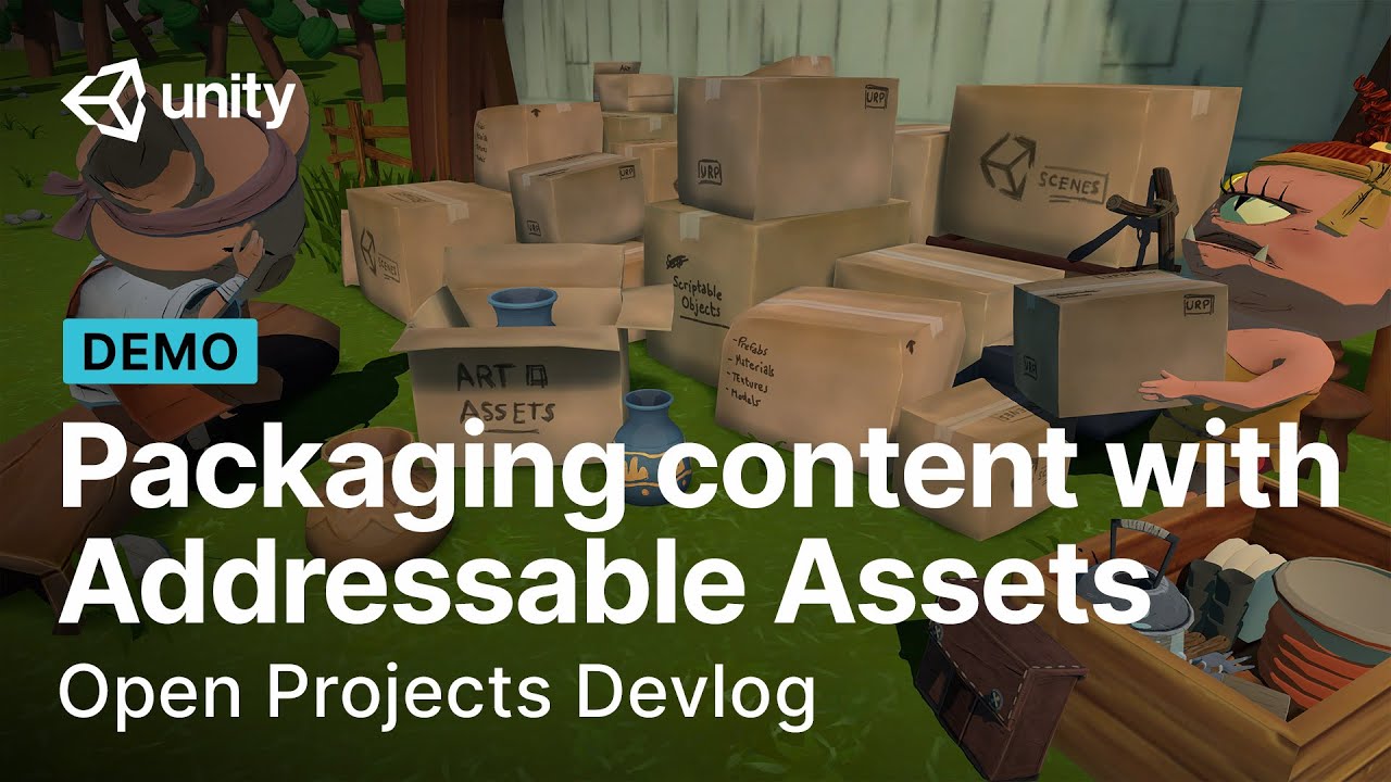 Packaging content with Addressable Assets | Open Projects Devlog
