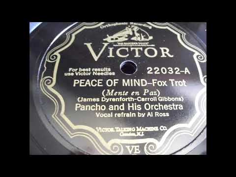 Pancho and his Orchestra: Peace of mind (1929)