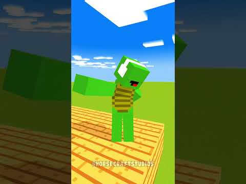 JJ Falling : Maizen Mikey and JJ - (Minecraft Animation) #shorts