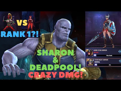 T3 Sharon Rogers vs Thanos 29(Dark Star VS Star Night) + Lady Deadpool VS Scarlet 79 (100 sec) - MFF