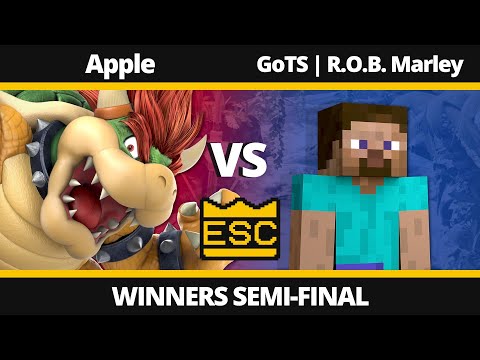 ESC 74 - Winners Semi-Final - Apple (Bowser) Vs. GoTS | R.O.B. Marley (Steve) - SSBU Tournament