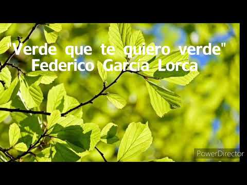 Poema "Verde que te quiero verde" de Federico García Lorca