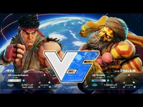 SF5 Netplay Sets - RZR Perfect Legend (Ryu/Vega) vs TS Sabin (Dhalsim) [720p/60fps]