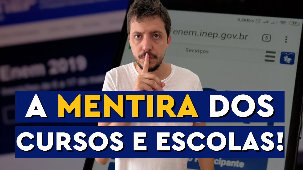 O CURSINHO PRÉ-VESTIBULAR NÃO VAI TE APROVAR NO ENEM 2024!