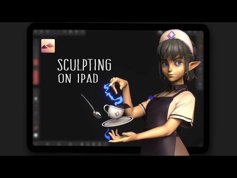 Sculpting Stylized Character On Ipad | Nomad Sculpt Tutorial