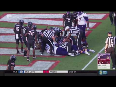 2016 USC vs ECU - Antoine Wilder Forced Fumble, DJ Smith Recovery