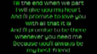 You'll Always Be My Best Friend - Relient K (LYRICS)