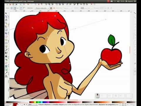 comment colorier avec inkscape