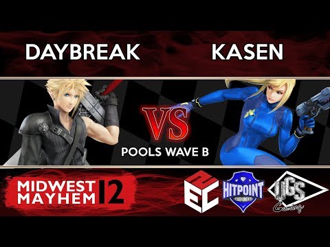Midwest Mayhem 12 Pools - Daybreak (Cloud) Vs. Kasen (Zero Suit Samus)