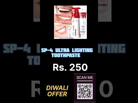 SP-4 Ultra Lighting Toothpaste #toothpaste #teethwhitening #offerprice