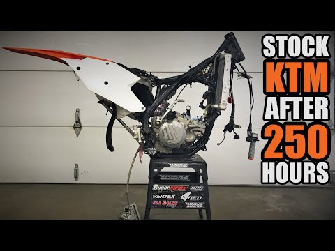 How to inspect a used dirt bike with 250 hours - 2017 KTM 300 XC