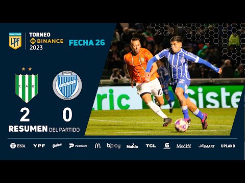 #TorneoBinance 2023 | Fecha 26 | resumen de Banfield - Godoy Cruz
