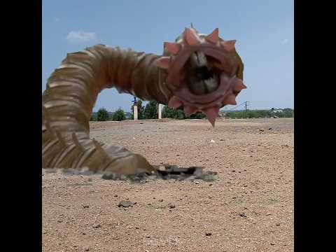 Huge sandworm #sbvfx #sfx #vfx #sandworms #lukewarm #ytshorts #shorts