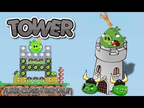 PROTECT THE TOWER! (LIKE CLASH ROYALE) - Bad Piggies Inventions