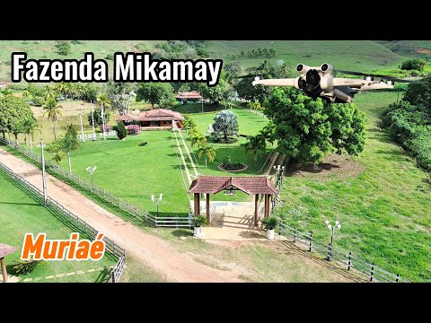 Um voo em região rural de Muriaé, MG, na Fazenda Mikamay e proximidades. 