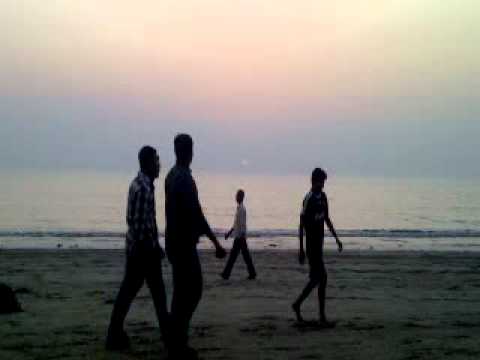 Sunset at Aksh beach(Mumbai)